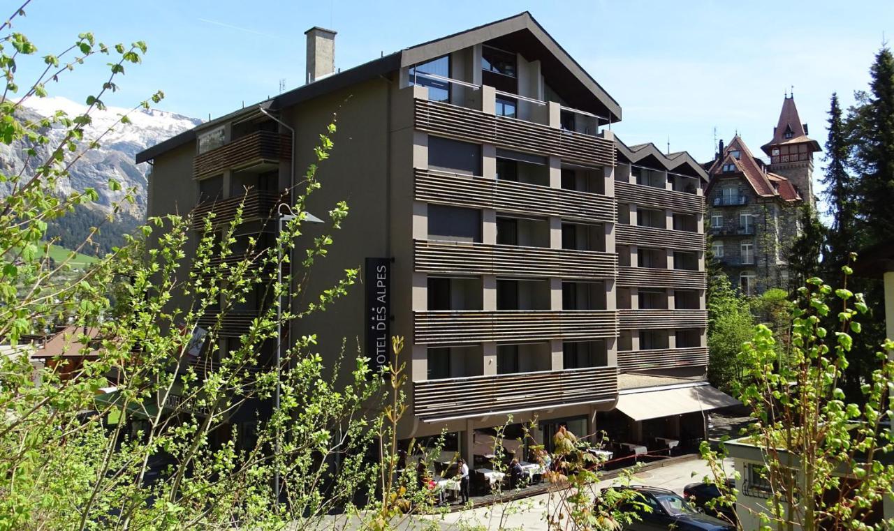 Studio Im Hotel Des Alpes Флимс Екстериор снимка